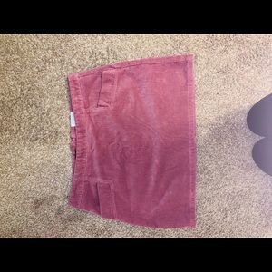 MAUVE VELVET SKIRT BRAND NEW!!!